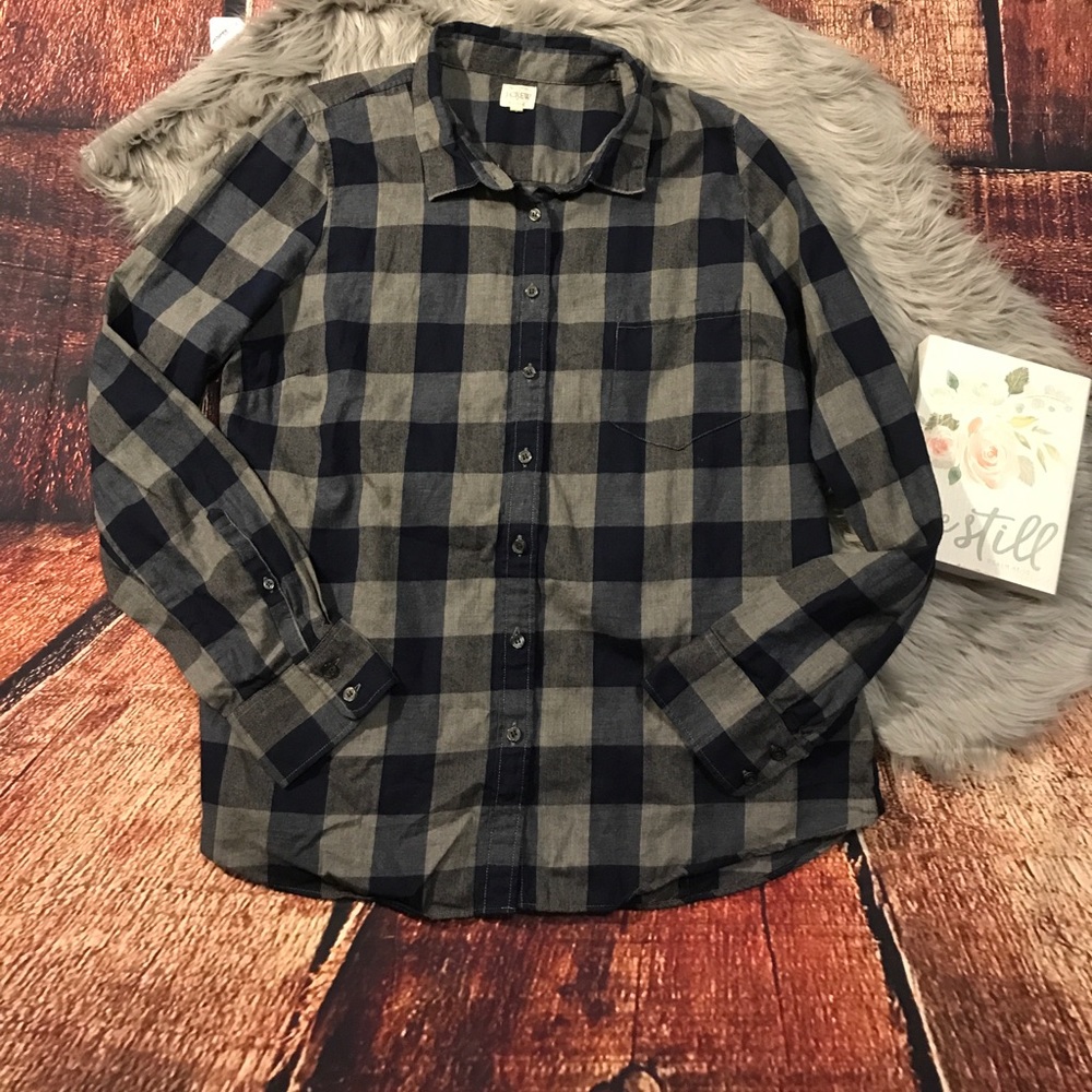 J.Crew the perfect shirt flannel